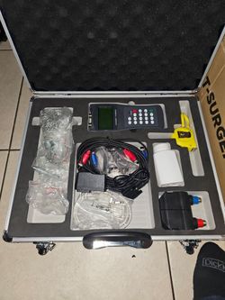 TDS-100H Handheld Ultrasonic Liquid Flow Meter Kit - Powers On!