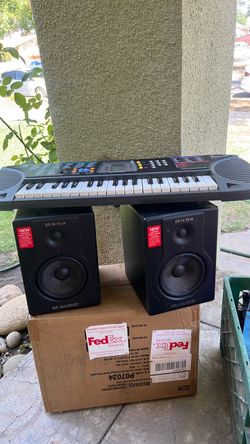 Speaker and keyboard