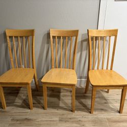 Wooden Dinning room chairs 