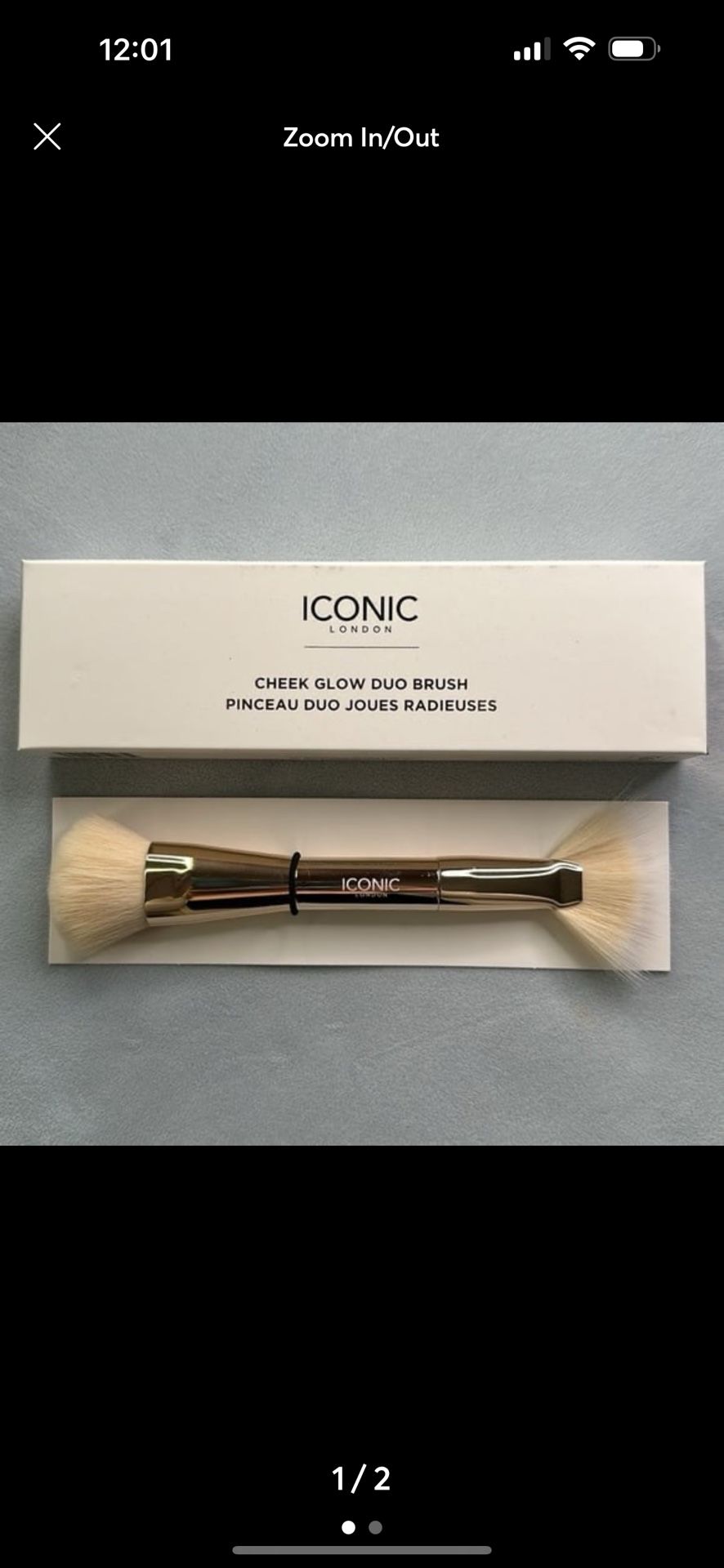 Brand new—- ICONIC LONDON CHEEK GLOW DUO BRUSH in a BOX