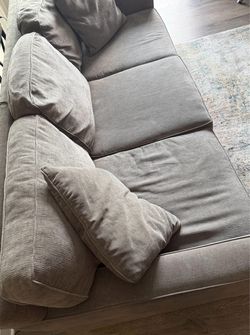 Radley gray sofa, with Ottoman included, created for Macy’s.