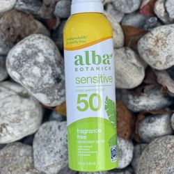 Alba Botanica - Sunscreen Spray Sensitive Formula Spf 50  5 Fl Oz New New
