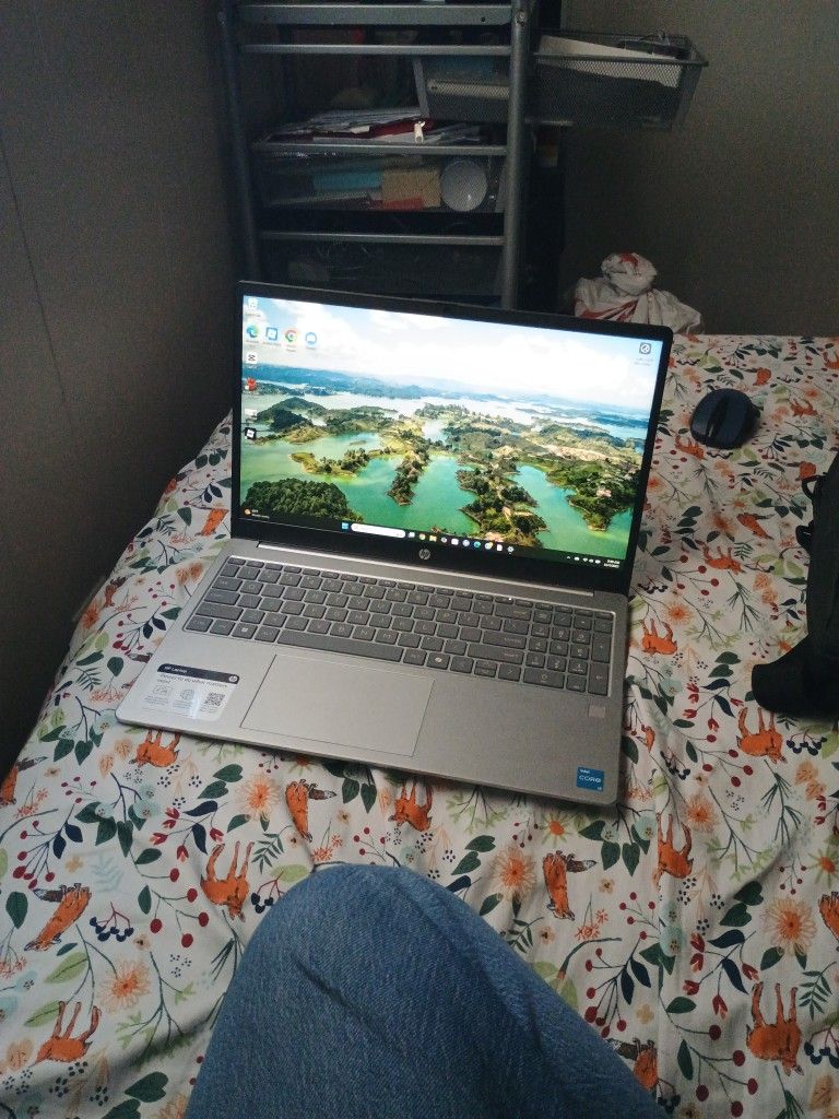 14' HP Laptop With Wireless Mouse And Carrybag