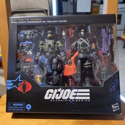GI Joe Classified Series Steel Corps Commander Vs Twilight Guard