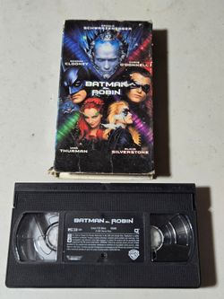 Batman & Robin VHS