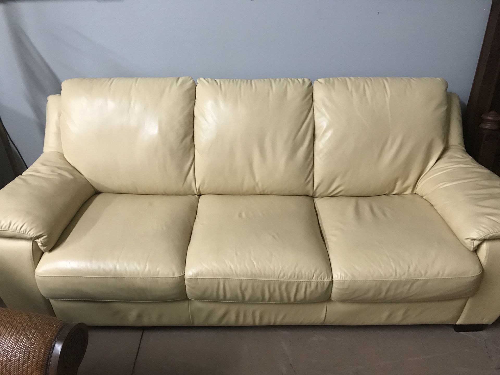 Natuzzi Leather Sofa