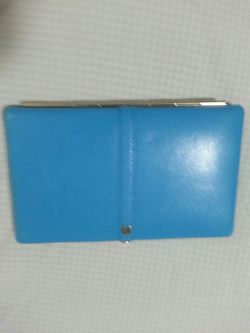 Aigner Turquoise Organizing Clutch