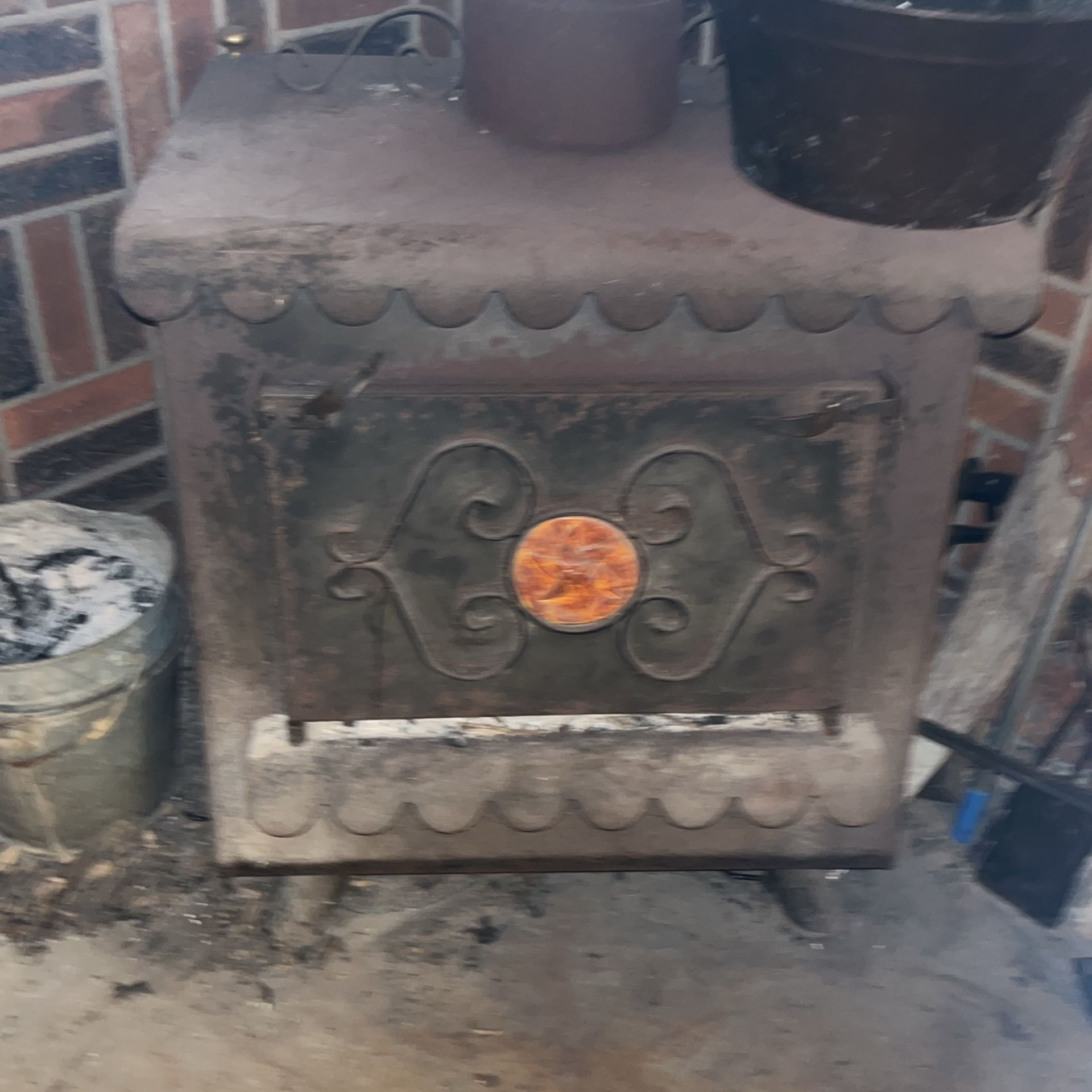 wood burning stove