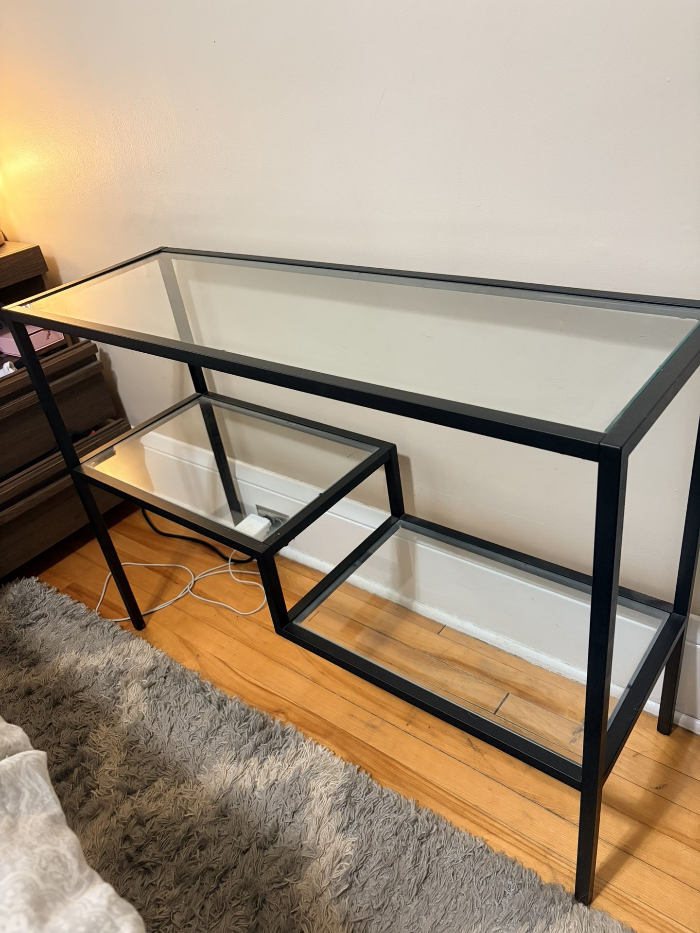 Glass Console Table (two-tier)