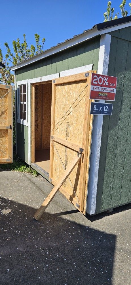 8x12 Utility Shed