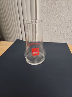 Vintage Upside Down 7up Glass