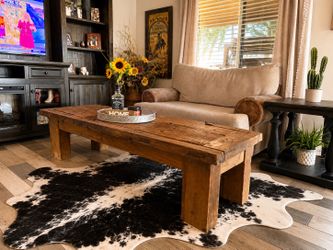 🌺Stunning Reclaimed Spanish Wood Door Coffee Table