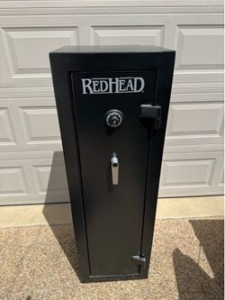Fire-Rated RedHead 10-Gun Steel Safe – S&G Mechanical Combination