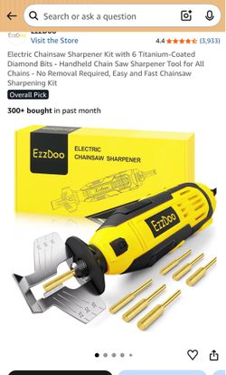 Electric chainsaw chain sharpener new in box