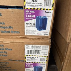 Electric Box Single Gang 22.5 CU. in 100 Pieces 
