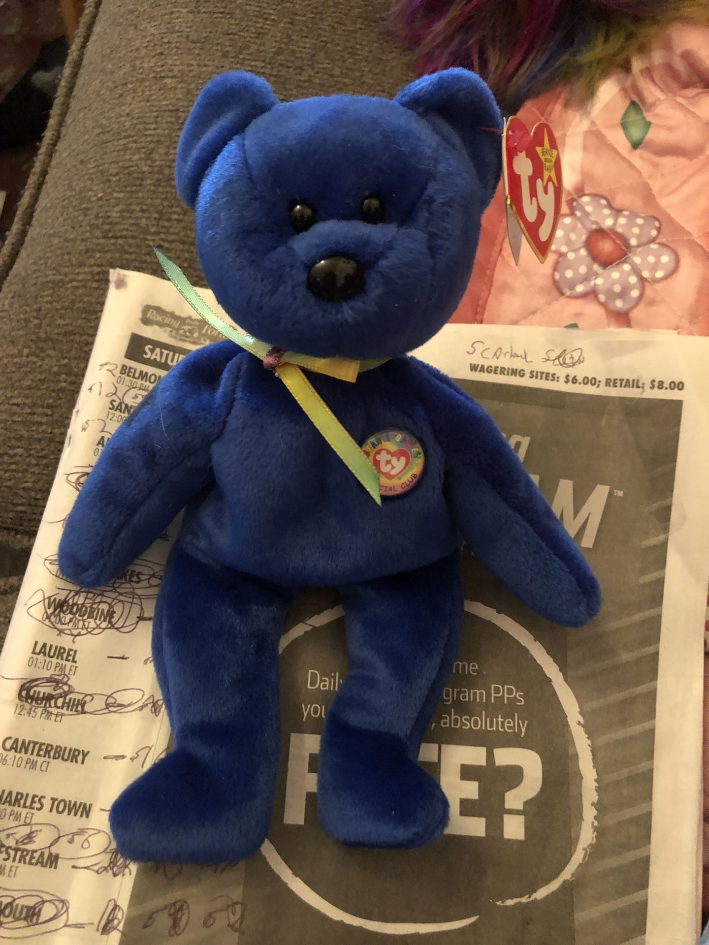 Clubby beanie baby
