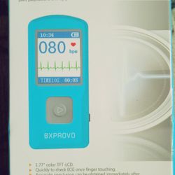Gently Used OXPROVO portable Pocket EKG ECG Heart Monitoring Device