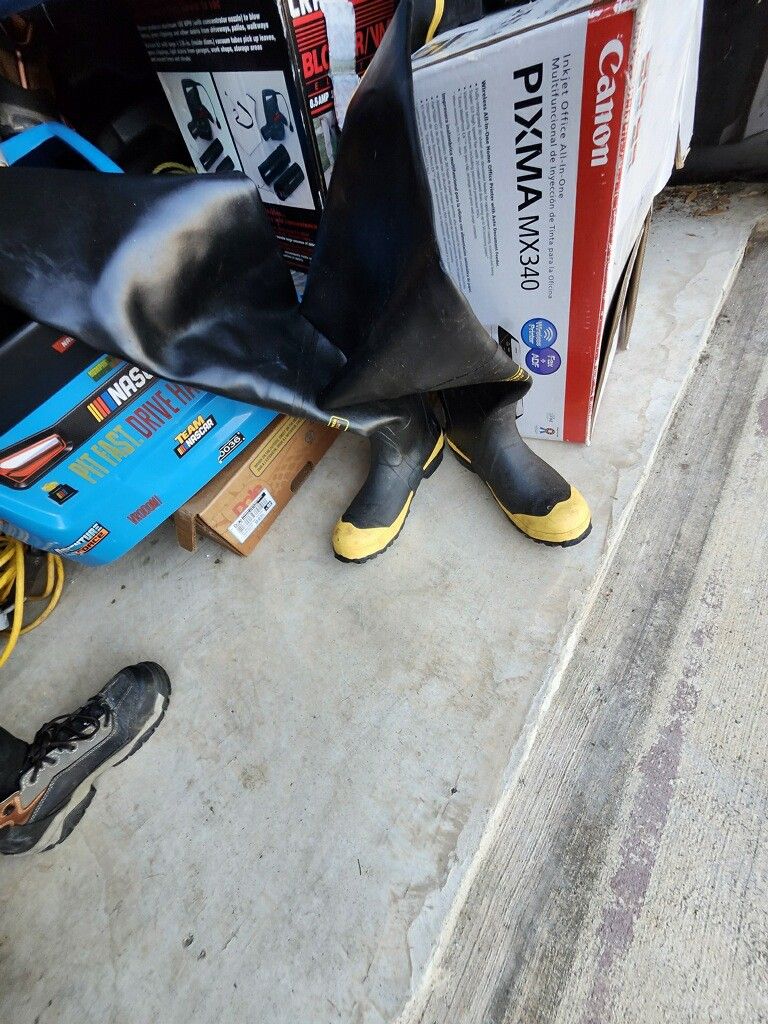 Steel Toe Rubber Work Boots