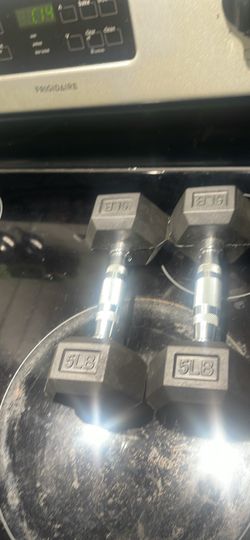 5lb pair cap Dumbells