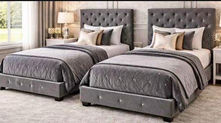 BRAND NEW TWIN SIZE BED WITH MATTRESS AND FREE DELIVERY ORDER HERE PAY UPON ARRIVAL
