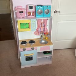 Toy Kitchen With Accessories