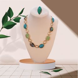 Necklace With Ring Set