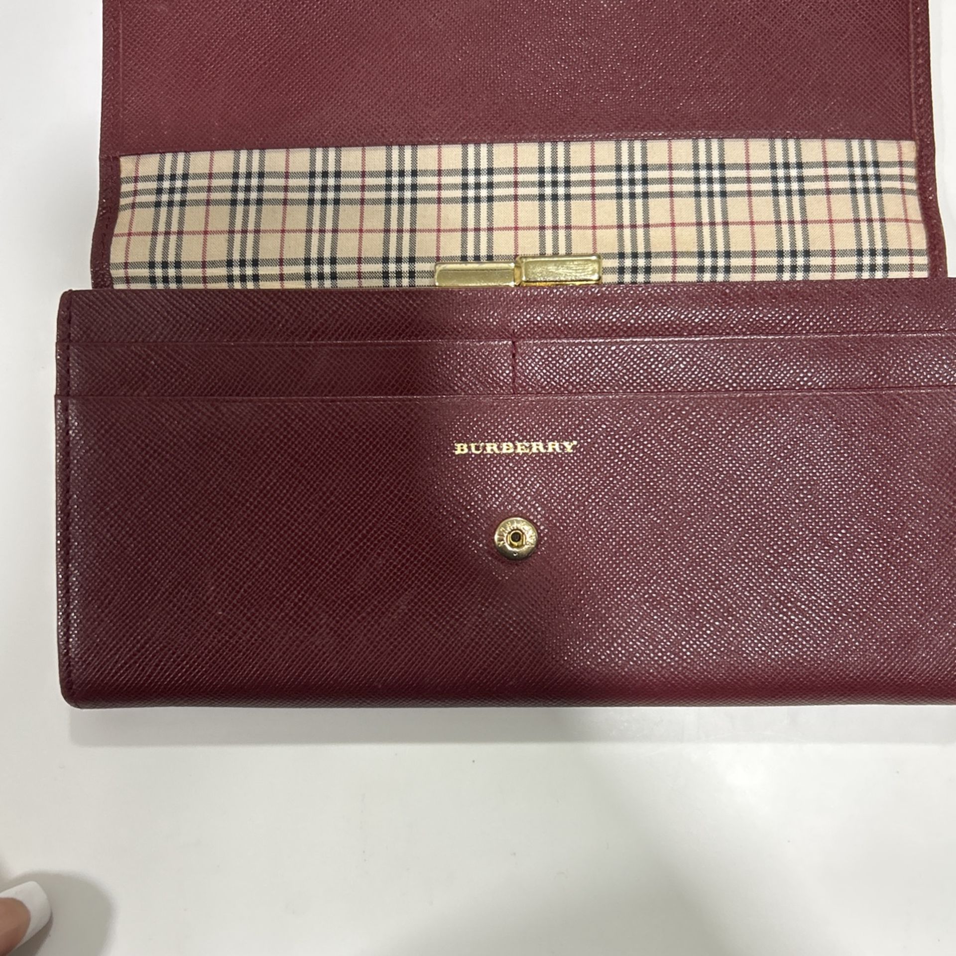 Burberry Sqffiano Wallet