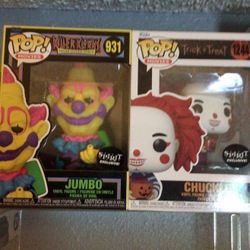 Jumbo. (Killer Klown)  $40$.   Chuckles ( Trick Or Treat). $25$