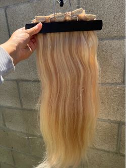 Blonde Clip In Human Hair Extensions