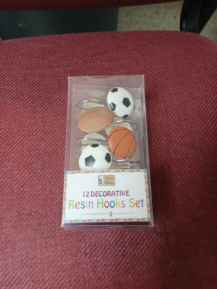 Brand New Decorative Sports Ball Shower Hook.