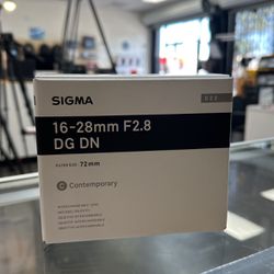 Sigma 16-28mm Lens 2.8 L Mount 
