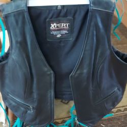 Women's Leather Vest