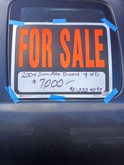 2004 Chevy  Dura Max Diesal 4WD 