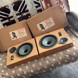 Realistic, High Fidelity Speakers, 8 Inch Woofers And 3 1/2 Inch Twitter Kit