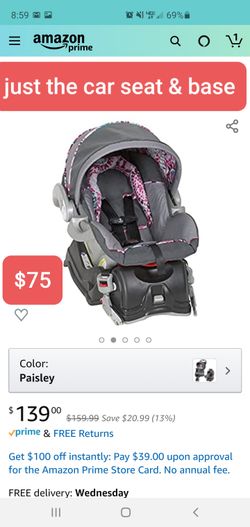 Baby Trend EZ Ride 5 Travel System, Paisley