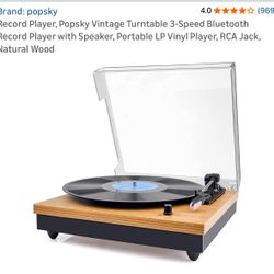 Record Player Bluetooth 