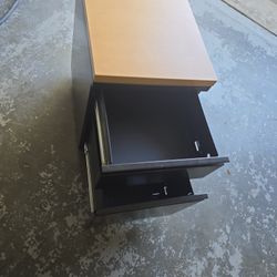 Two Drawer Desk File Cabinet