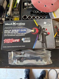 Black widow spray gun hvlp - new