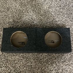 two 6.5 speaker boxes
