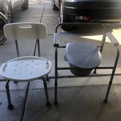 Shower and Commode Chair