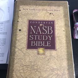 NASB New American Standard Bible Zondervan Study Bible