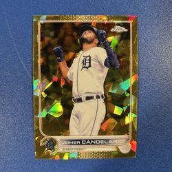 2022 Topps Chrome Sapphire Edition Gold /50 Jeimer Candelario #542