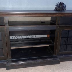 Tv Stand with Bluetooth Speakers 