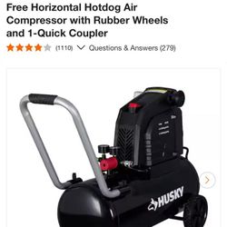 Husky  Air Compressor 8 galones new 