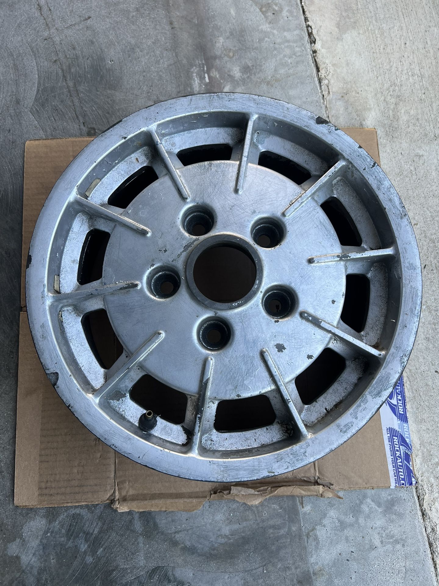 One Mahle Gas Burner Wheel 15x5.5” Porsche 911 914-6 Rare Magnesium Fair