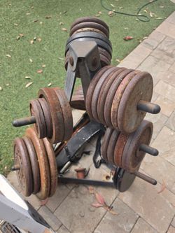 Weights: Standard, various paired weights
