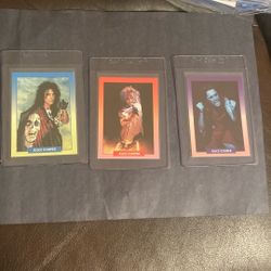 Alice Cooper 1991 Rock Cards Lot