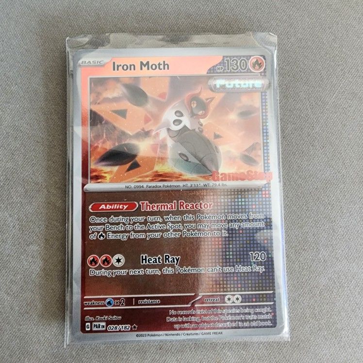 Pokemon Paradox Rift - Iron Moth 028/182 (Gamestop)