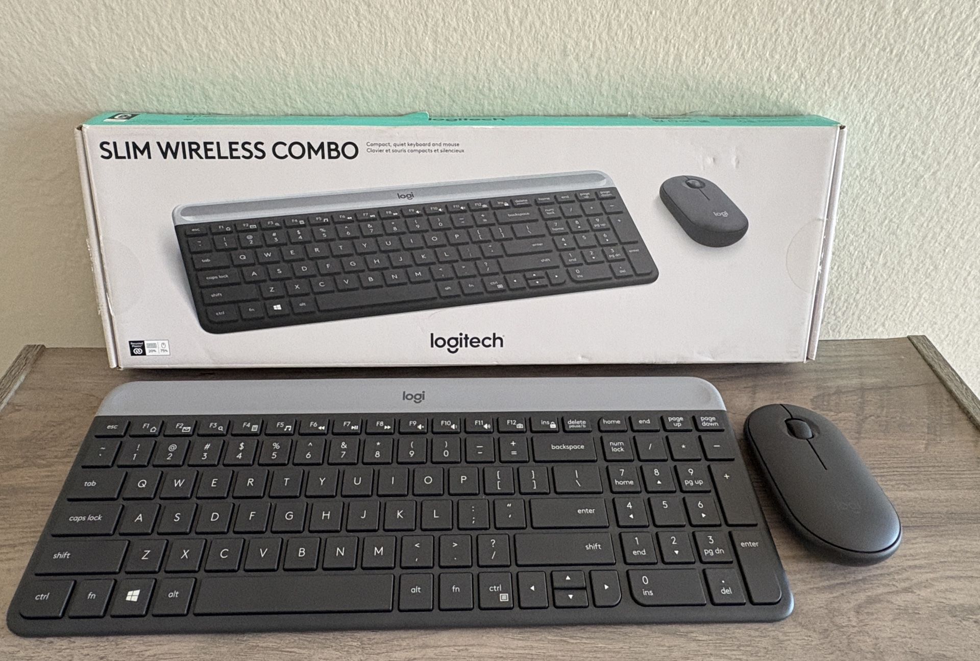 LOGITECH SLIM WIRELESS MK470 COMBO (KEYBOARD & MOUSE)