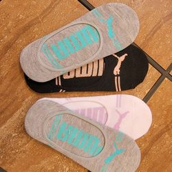 4 Pack Puma No Show Socks